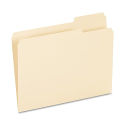 Oxford® 1/3-Cut File Folders, Letter Size, Position 3, Manila, Box Of 100