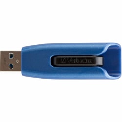 Verbatim 64GB Store 'n' Go V3 Max USB 3.0 Flash Drive - Blue - 64GB - Black, Blue