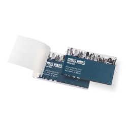 Full-Color Business Card Pack, 3 1/2" x 2", White, Pack Of 100