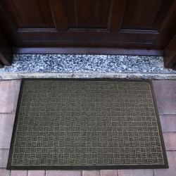 Floortex® Doortex® Ribmat Heavy Duty Door Mat, 36" x 60", Charcoal