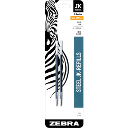 Zebra® Pen G-301® JK Gel Pen Refills, Pack Of 2, 0.7 mm, Blue Ink