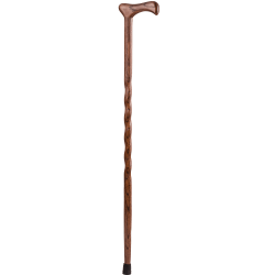 Brazos Walking Sticks™ Twisted Oak Walking Cane, 37", Red