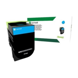 Lexmark 80C0XCG Extra High Yield Laser Toner Cartridge, Cyan