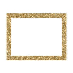 Artskills® Glitter-Framed Poster Board, 22" x 28", White/Gold