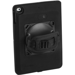 Kensington SecureBack Carrying Case Apple iPad Air, iPad Air 2 Tablet - Black - Damage Resistant, Drop Resistant, Bump Resistant, Slip Resistant, Scratch Resistant Screen Protector, Dust Resistant Port - Rubber Body - Hand Strap, Shoulder Strap