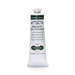 Winsor & Newton Artists' Oil Colors, 37 mL, Prussian Green, 540