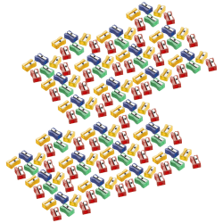 Charles Leonard Plastic One Hole Pencil Sharpener, Assorted Colors, Pack Of 144