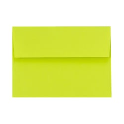 LUX Invitation Envelopes, A2, Peel & Press Closure, Wasabi, Pack Of 50