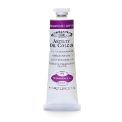 Winsor & Newton Artists' Oil Colors, 37 mL, Permanent Mauve, 491