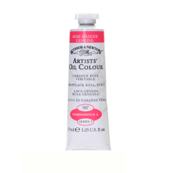 Winsor & Newton Artists' Oil Colors, 37 mL, Rose Madder Genuine, 587