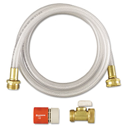 Diversey™ RTD® Water Hook-Up Kit, 3/8" x 5', White/Gold