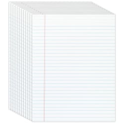 Office Depot® Brand Glue-Top Legal Pads, 8 1/2" x 11", Legal Ruled, 50 Sheets, White, Pack Of 12 Pads