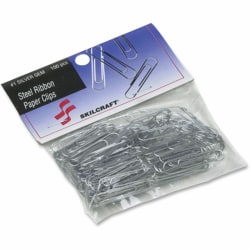 SKILCRAFT® Paper Clips, Bag Of 100, Silver (AbilityOne 7510-01 467-6738)