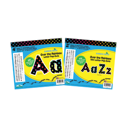 Barker Creek Letter Pop-Outs Sets, Rainbow, Pack Of 2