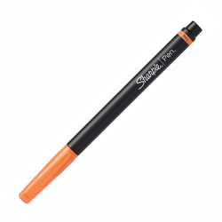 Sharpie® Porous Art Pen, Fine Point, 0.4 mm, Black Barrel, Coral Ink