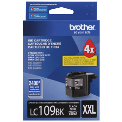Brother® LC109 Black Super-High-Yield Ink Cartridge, LC109BK, LC109BKS