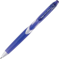 Pentel Vicuna 0.7mm Retractable Ballpoint Pens - 0.7 mm Fine Pen Point - Refillable - Blue Ink - Oil Based - Blue Barrel - 1 Each