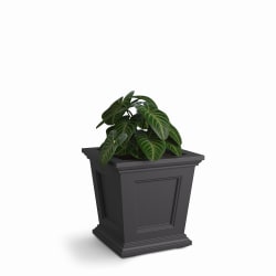 Mayne Fairfield Planter, 16"H, Graphite Gray