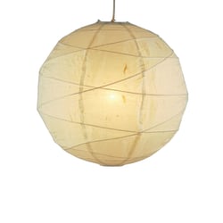 Adesso® Orb Pendant Ceiling Lamp, Medium, Natural