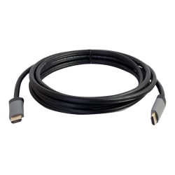 C2G 6ft 4K HDMI Cable with Ethernet - High Speed - In-Wall CL-2 Rated - M/M - HDMI for Home Theater System, Audio/Video Device - 6 ft - 1 x HDMI Male Digital Audio/Video - 1 x HDMI Male Digital Audio/Video - Gold Plated Connector - Shielding - Black"