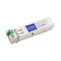AddOn MSA and TAA Compliant 1000Base-BX SFP Transceiver (SMF, 1490nmTx/1550nmRx, 80km, LC, DOM) - 100% compatible and guaranteed to work