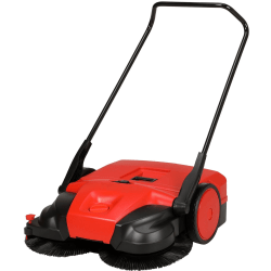 Bissell BG-677 31" Triple Brush Battery-Powered Sweeper, Red