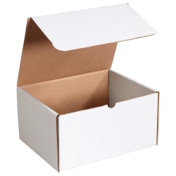 Partners Brand Literature Mailers, 12 1/8" x 9 1/4" x 6 1/2", White, Pack Of 50