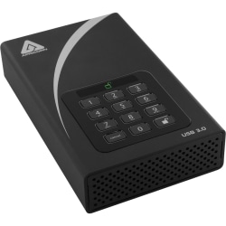 Apricorn Aegis Padlock 2TB External Hard Drive, ADT-3PL256-2000