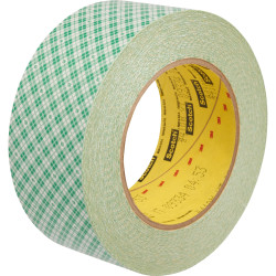 3M Double-Coated Paper Tape, 2" x 36 yd, Natural