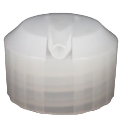Hospeco Plastic Flip Top Spout Caps, 1/2" x 1/2", Translucent