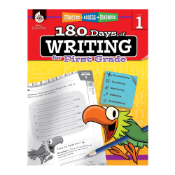 Shell Education 180 Days Of Writing Workbook,1st Grade