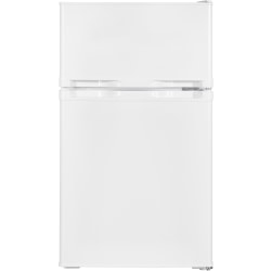 Premium 3.1 Cu. Ft. Manual Defrost Top Freezer Mini Refrigerator, White