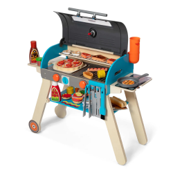 Melissa & Doug Deluxe Grill & Pizza Oven Playset, 22-1/4" x 5"