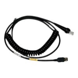 Honeywell CBL-500-500-C00 USB Coiled Cable - 16.40 ft USB Data Transfer Cable - First End: USB Type A - Black