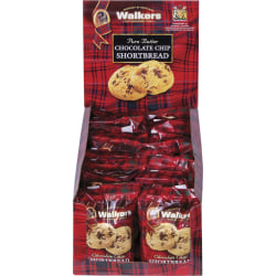 Walker's Cookies Chocolate Chip Shortbread Cookies, Box Of 20