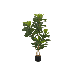 Monarch Specialties Eloise 44-1/4"H Artificial Plant With Pot, 44-1/4"H x 25-1/2"W x 19-3/4"D, Green