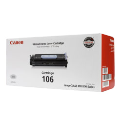 Canon® 106 Black Toner Cartridge, 0264B001