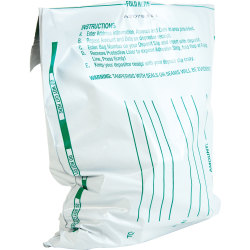 Quality Park Night Deposit Bags, 8 1/2" x 10 1/2", White, Pack Of 100