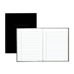 Blueline® Brand 50% Recycled Composition Book, 7 1/4" x 9 1/4", College Ruled, 192 Sheets, Black