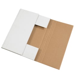 Partners Brand Easy Fold Mailers, 20" x 16" x 2", White, Pack Of 50