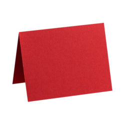 LUX Folded Cards, A1, 3 1/2" x 4 7/8", Ruby Red, Pack Of 50