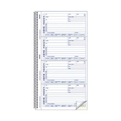 Rediform Memo Style Phone Message Book, 2 Part, Book Of 400 Messages, Blue