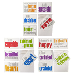 Inspired Minds Note Cards With Envelope, Personal Growth Set, 5-1/2" x 4-1/4", 2 Each Of 15 Titles, Set Of 30
