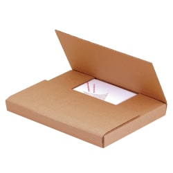 Partners Brand Easy Fold Mailers, 11 3/4" x 10 1/2" x 2 1/2", Kraft, Pack Of 50