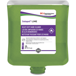 SC Johnson® Solopol Medium Heavy-Duty Hand Wash, Lime Scent, 67.6 Oz, Green, Carton Of 4