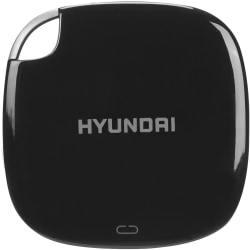 Hyundai 512GB Portable External Solid State Drive, HTESD500PB, Midnight Black
