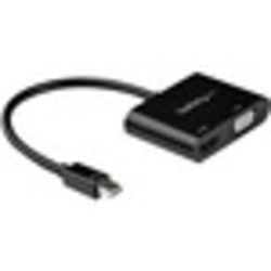 StarTech.com Mini DisplayPort to HDMI VGA Adapter - mDP 1.2 HBR2 to HDMI 2.0 4K 60Hz or VGA Video Monitor Converter - TB2 Compatible