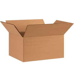 Office Depot® Brand Double-Wall Corrugated Boxes, 12" x 9" x 6", Kraft, Pack Of 15 Boxes