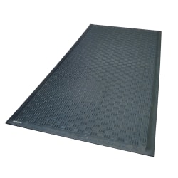 M+A Matting Comfort Station Max Mat, Black, 4' x 8.3'