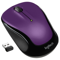 Logitech® M325s Wireless Mouse, Vivid Violet
